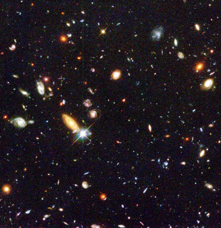 Galaxies in Hubble deep field